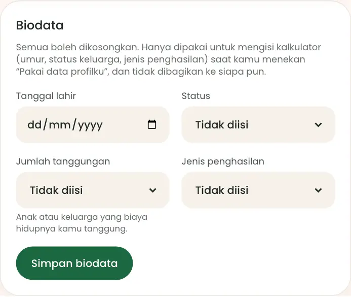 Kartu biodata