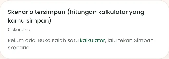 Kartu skenario tersimpan
